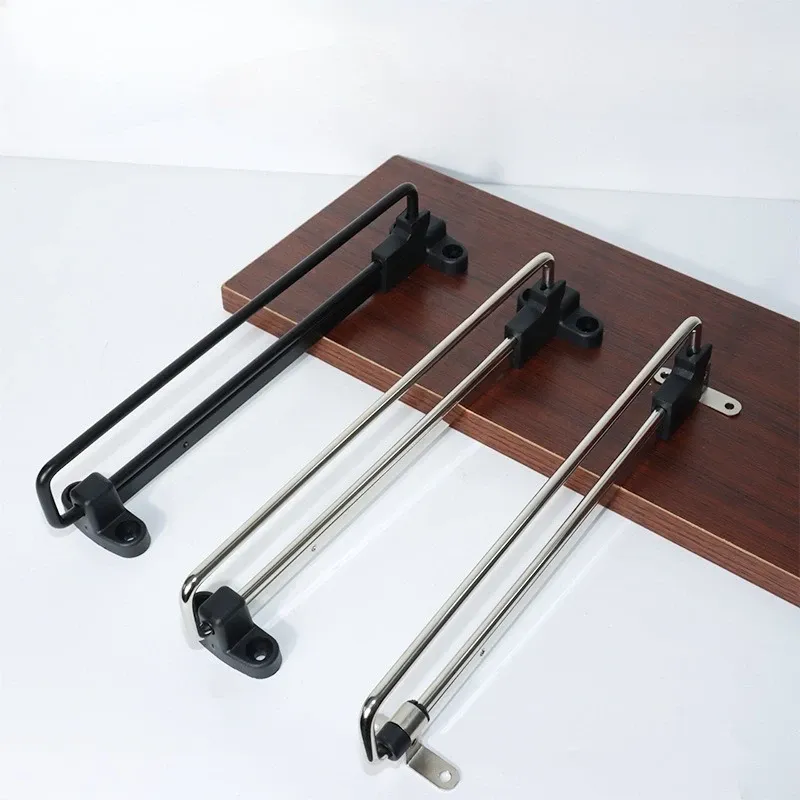 Tringle de rangement coulissante réglable et pliable en métal pour vêtements, organisateur gain de place pour armoires 5