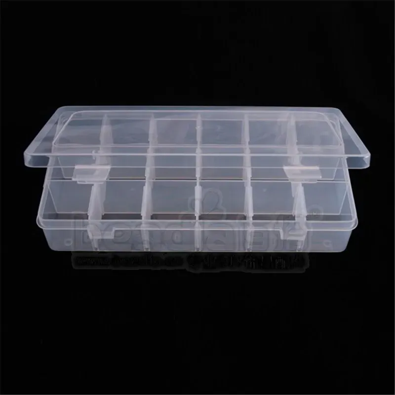 Boîte de rangement en plastique à 7 compartiments pour perles et bijoux, 3,3 × 15 cm 4