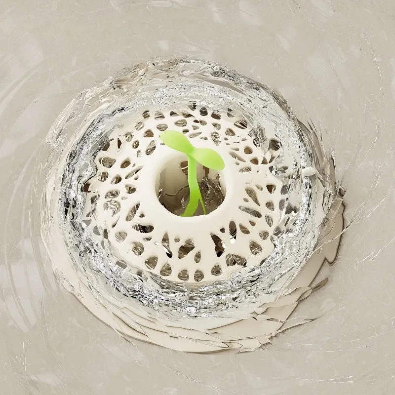 Drain de sol intégré anti-germes avec filtre à cheveux anti-colmatage 4