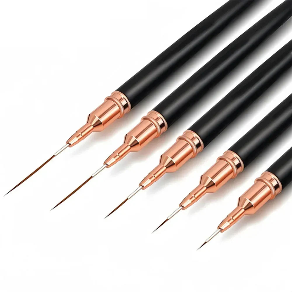 Ensemble de pinceaux pour Nail Art, vue d'ensemble
