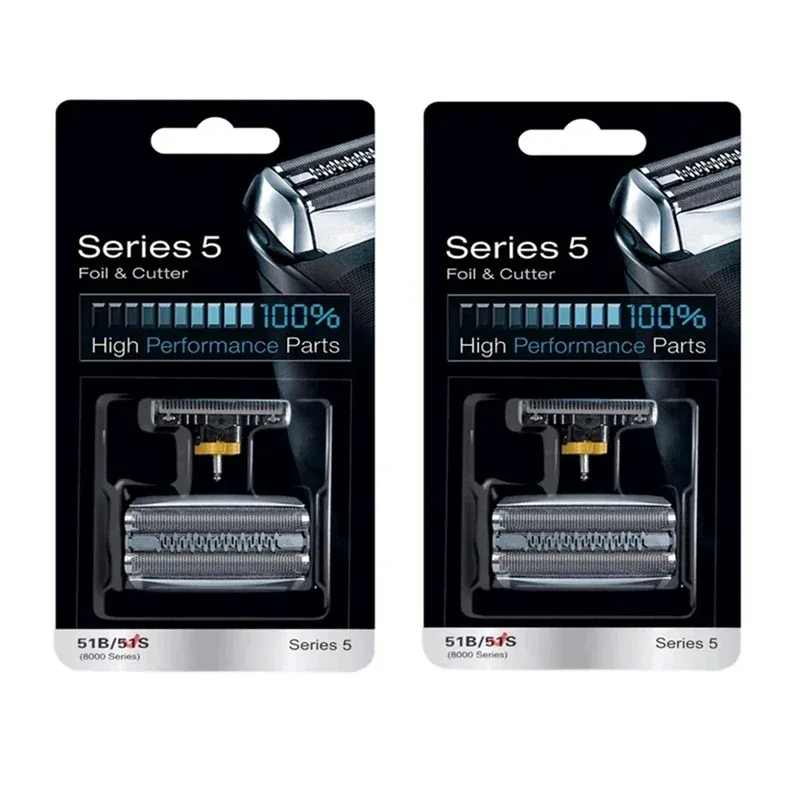 Tête de rechange 51S compatible avec les rasoirs électriques WaterFlex 5 8000, 8970, 8985, 8986, 8987, 550, 570 3