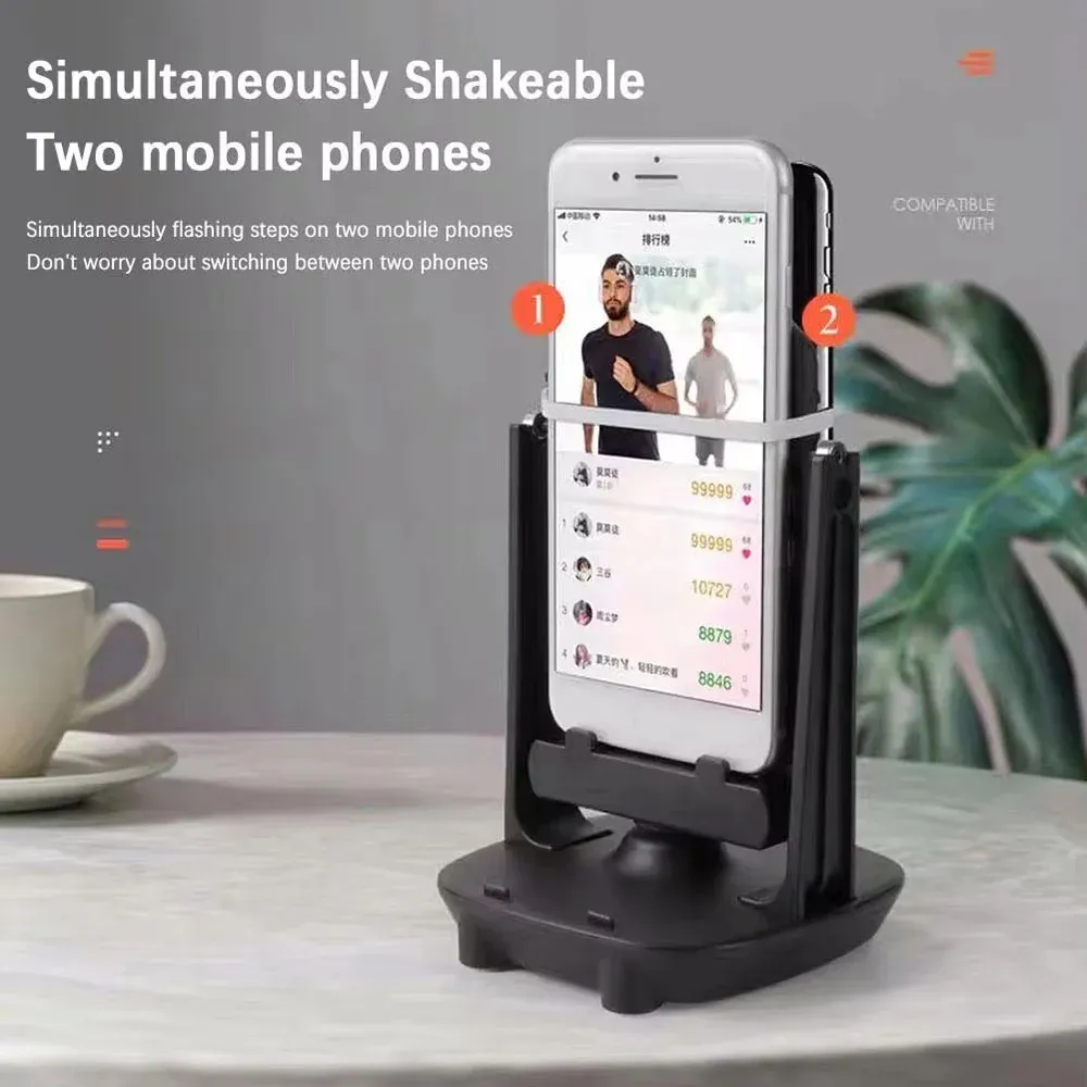 Support vibrant automatique pour téléphone portable, simulateur de marche de bureau