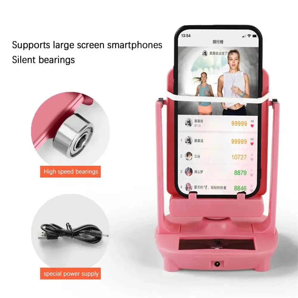 Support de téléphone vibrant, vue rapprochée