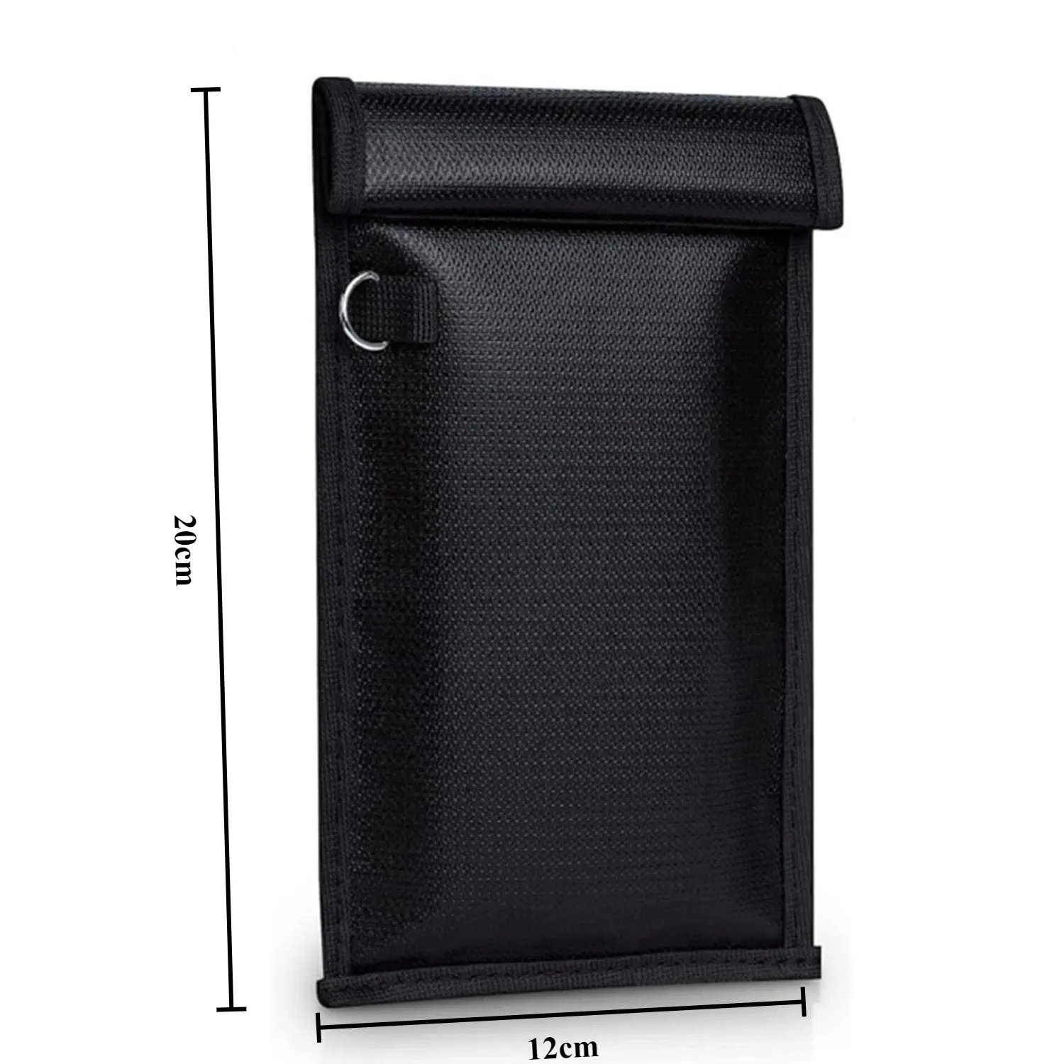 Sac bloqueur de signal pour clés de voiture, pochette RFID étanche et ignifugée, sac de Faraday pour clés de voiture, portefeuille et téléphone, protection antivol 11