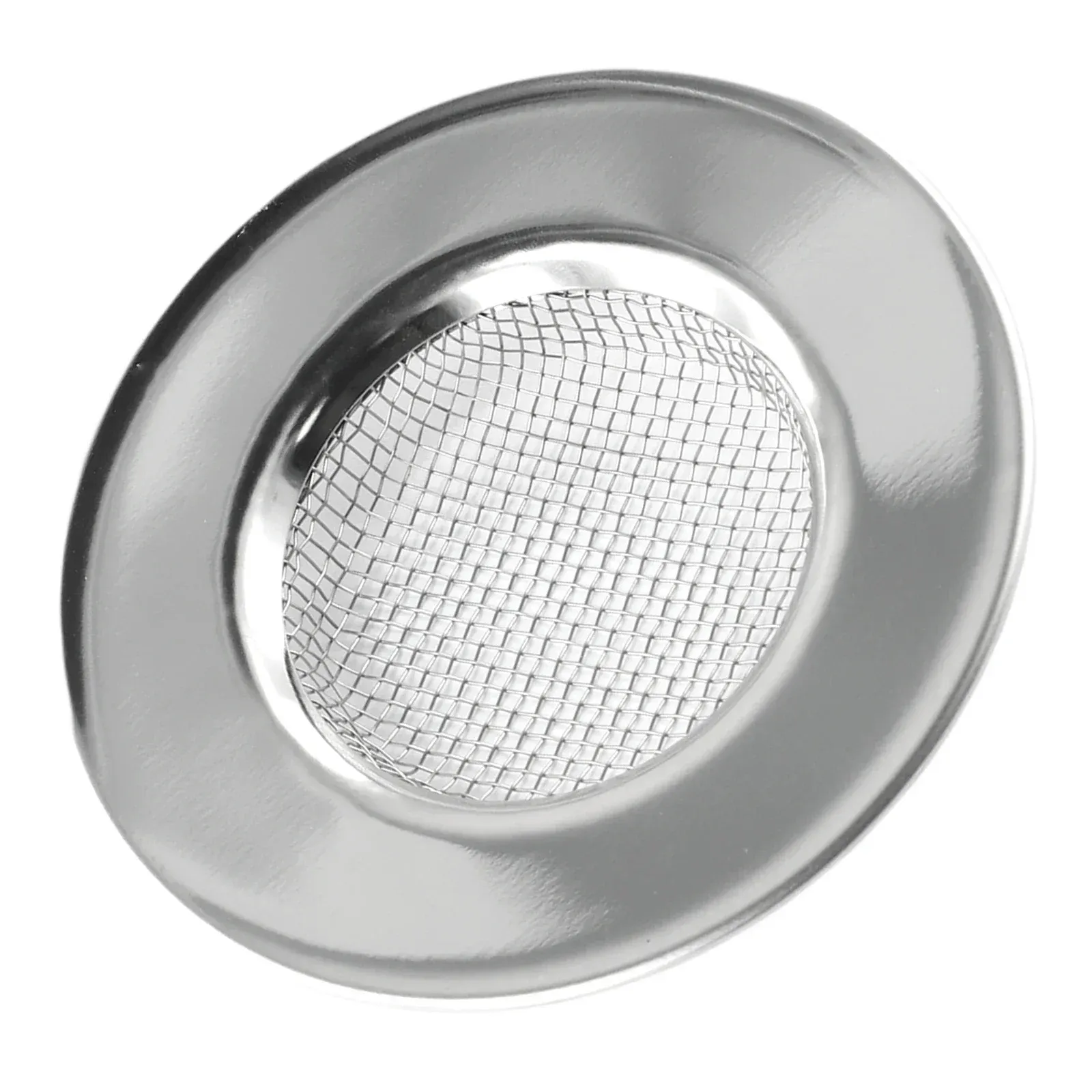 Bouchon attrape-cheveux en acier inoxydable pour baignoire, Ø 7,5 cm 4