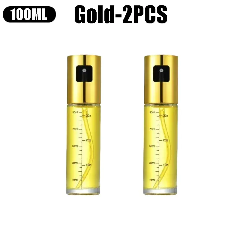 Bouteille pulvérisatrice d'huile d'olive en acier inoxydable, ustensile de cuisine portable pour la cuisson, salades et barbecue, vaporisateur en verre, 100 ml 12