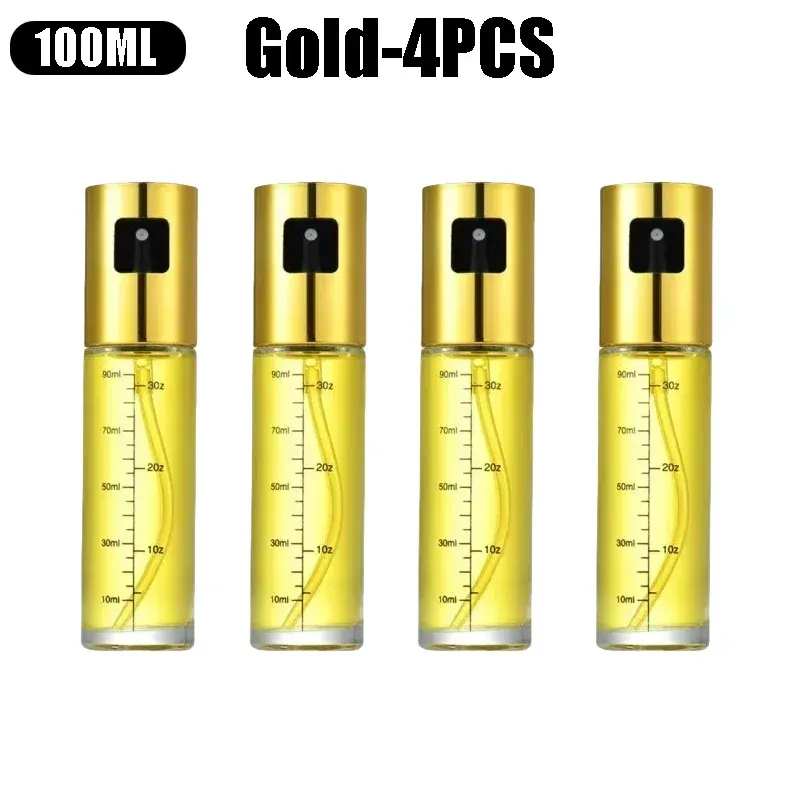 Bouteille pulvérisatrice d'huile d'olive en acier inoxydable, ustensile de cuisine portable pour la cuisson, salades et barbecue, vaporisateur en verre, 100 ml 13