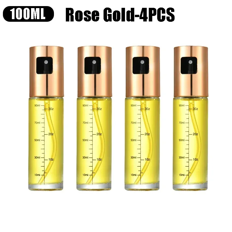 Bouteille pulvérisatrice d'huile d'olive en acier inoxydable, ustensile de cuisine portable pour la cuisson, salades et barbecue, vaporisateur en verre, 100 ml 15