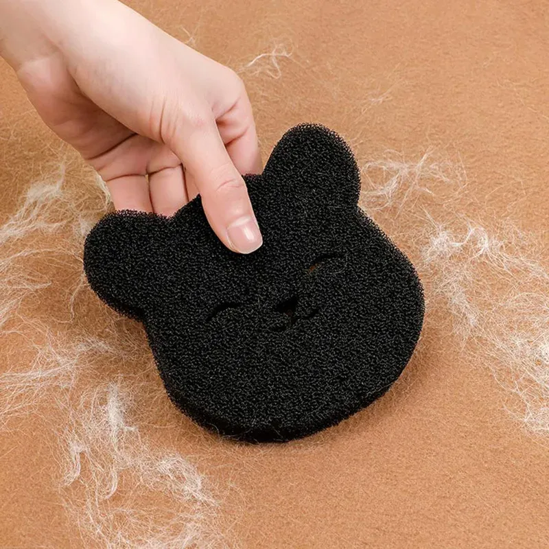 Boules de lavage en forme d'ours (lot de 2 à 6) pour retirer les poils d'animaux, réutilisables, attrape-peluches pour machine à laver 3