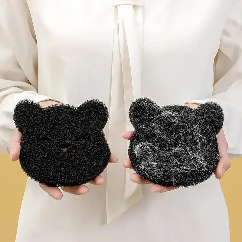 Boules de lavage en forme d'ours (lot de 2 à 6) pour retirer les poils d'animaux, réutilisables, attrape-peluches pour machine à laver 4