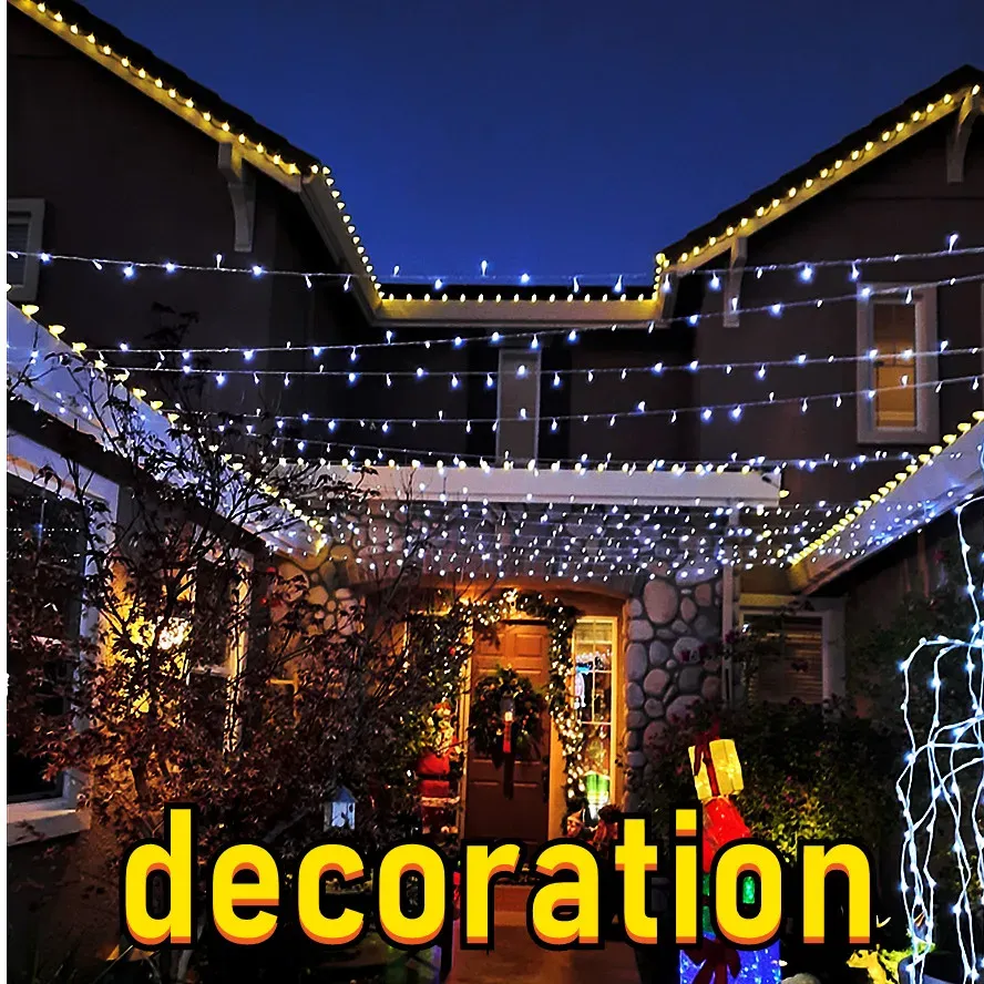 Guirlande lumineuse en fil d'argent