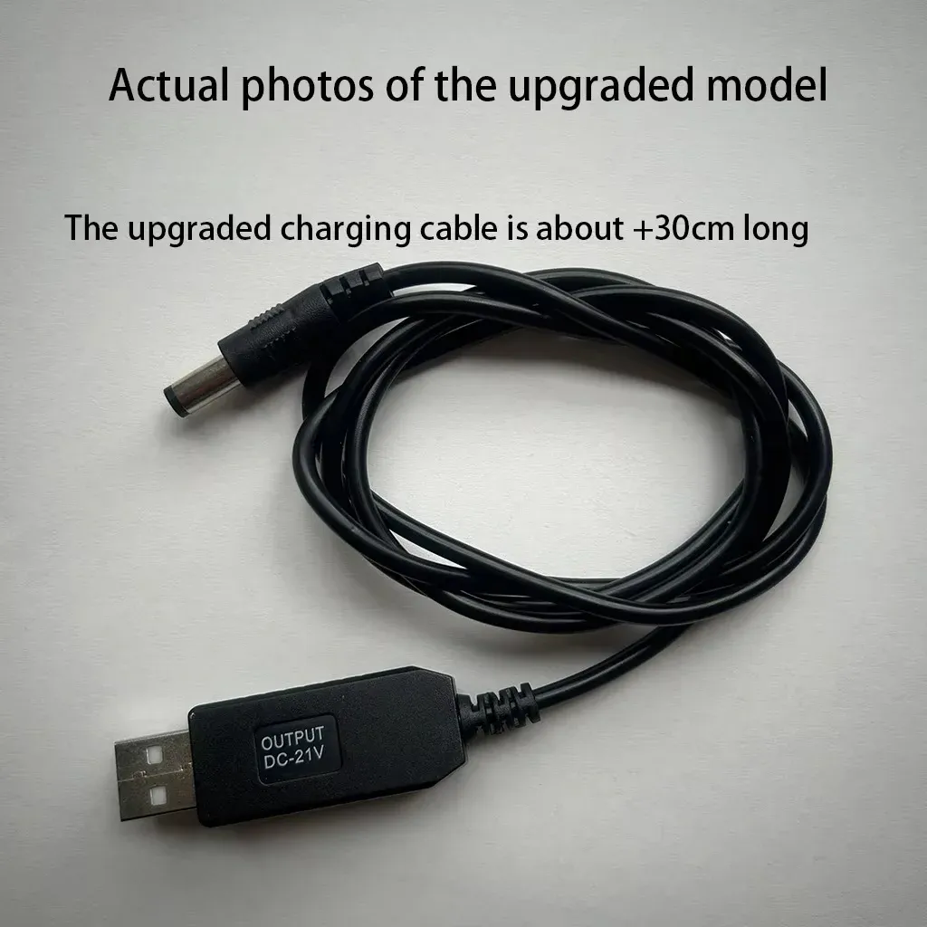 Câble d'alimentation USB 5 V vers 21 V pour batterie 21 V, connecteur DC, 1 pièce 5