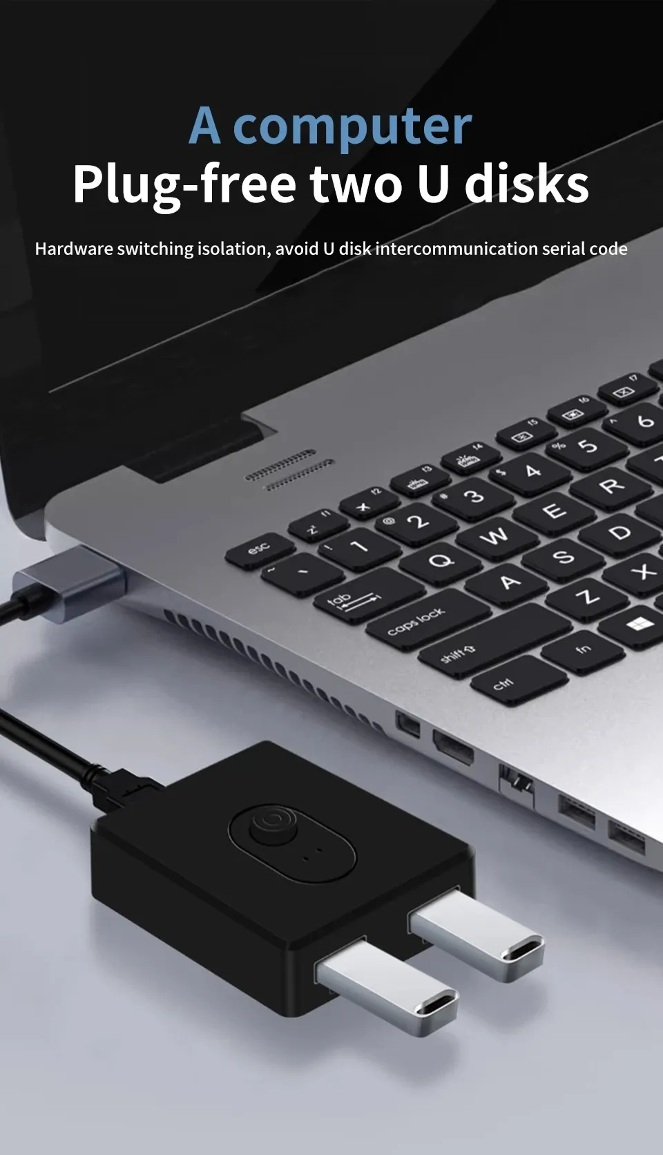 Design élégant du commutateur KVM