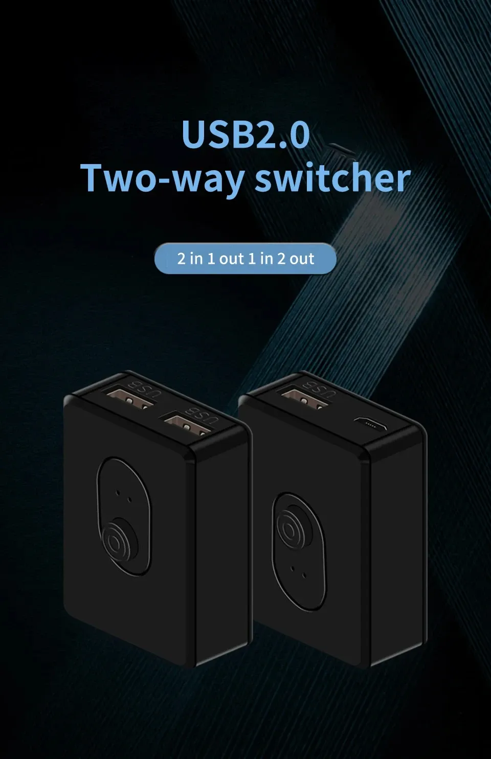 Commutateur KVM USB pour bureau connecté