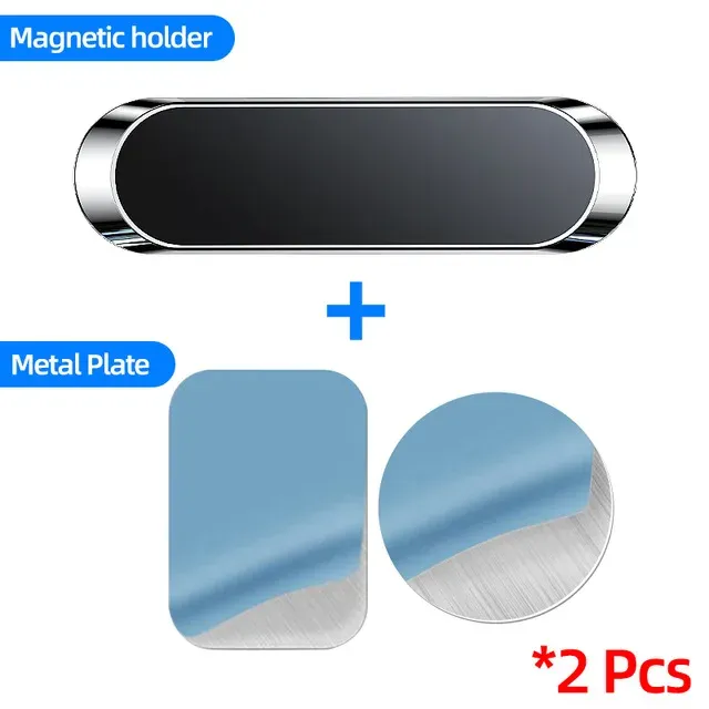 Support magnétique pour téléphone de voiture rotatif, compact, en métal, avec aimant puissant, compatible iPhone 16, Xiaomi, Huawei et Samsung 8