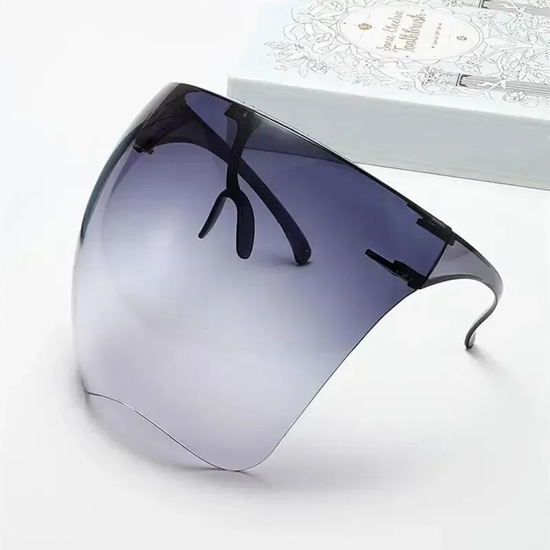 Lunettes de soleil intégrales de cyclisme unisexes à verre sphérique et protection anti-éclaboussures 2