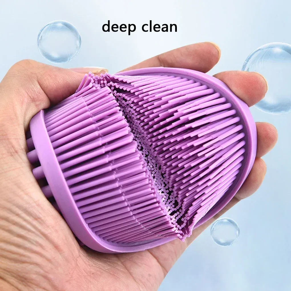 Brosse de bain en silicone, coloris