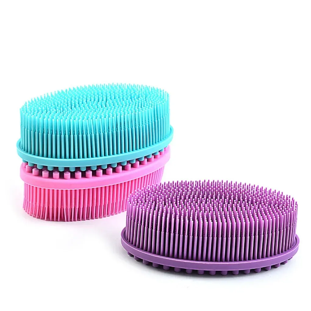 Brosse de bain en silicone, design