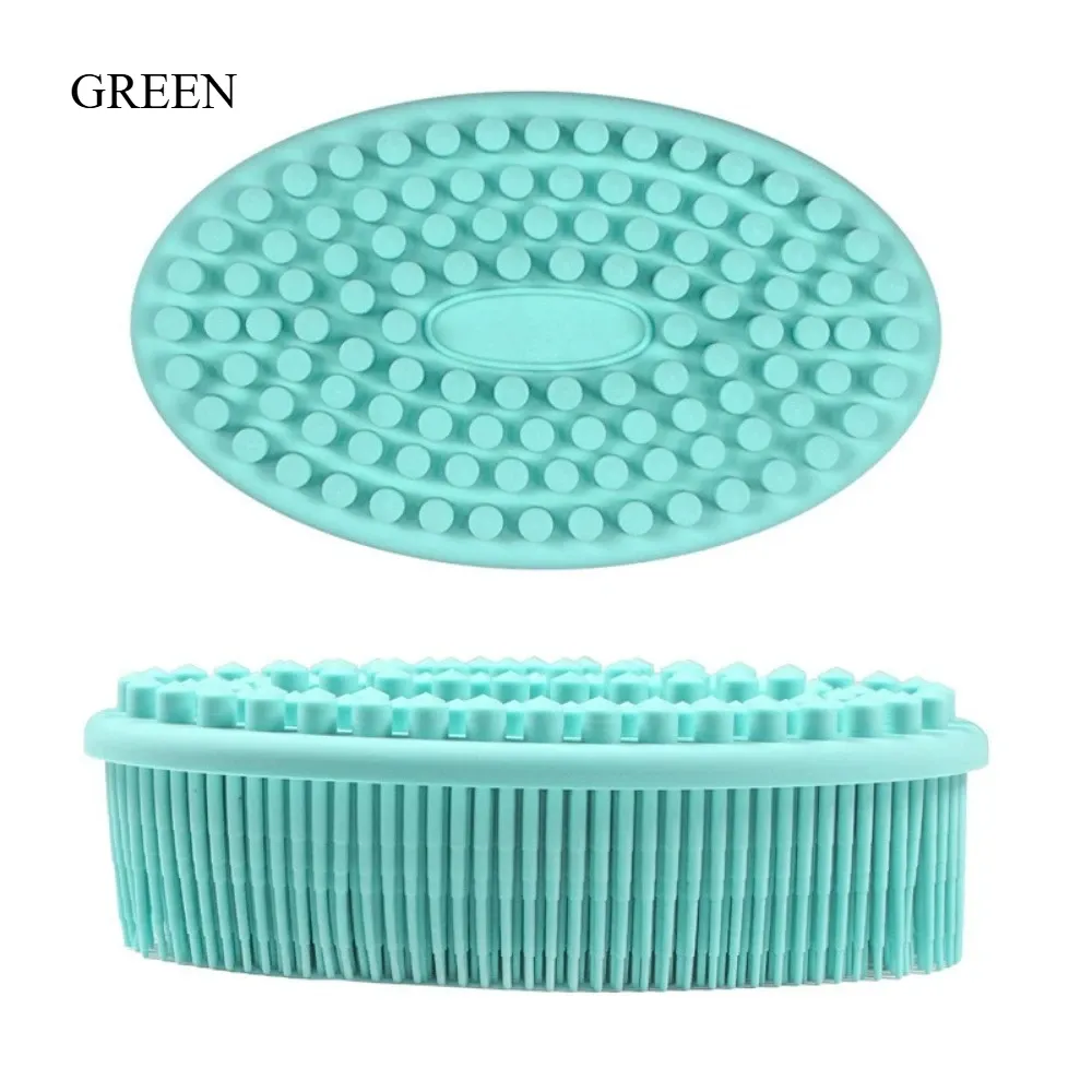 Brosse de bain en silicone, texture
