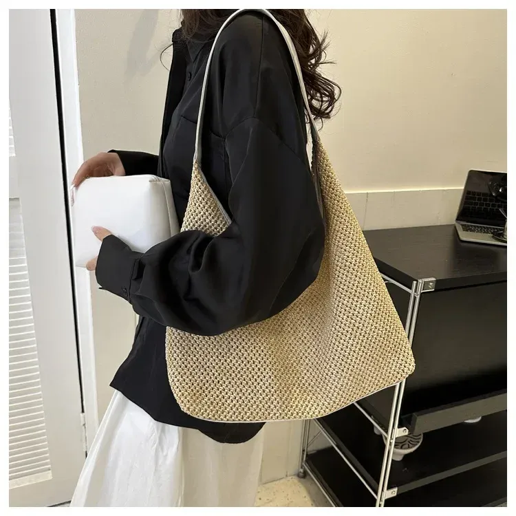 Sac tissé porté au quotidien