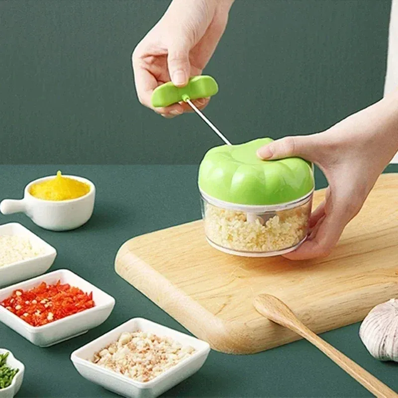 Presse-ail manuel, mini hachoir à ail multifonction, coupe-légumes, hachoir à viande, gadgets de cuisine 2