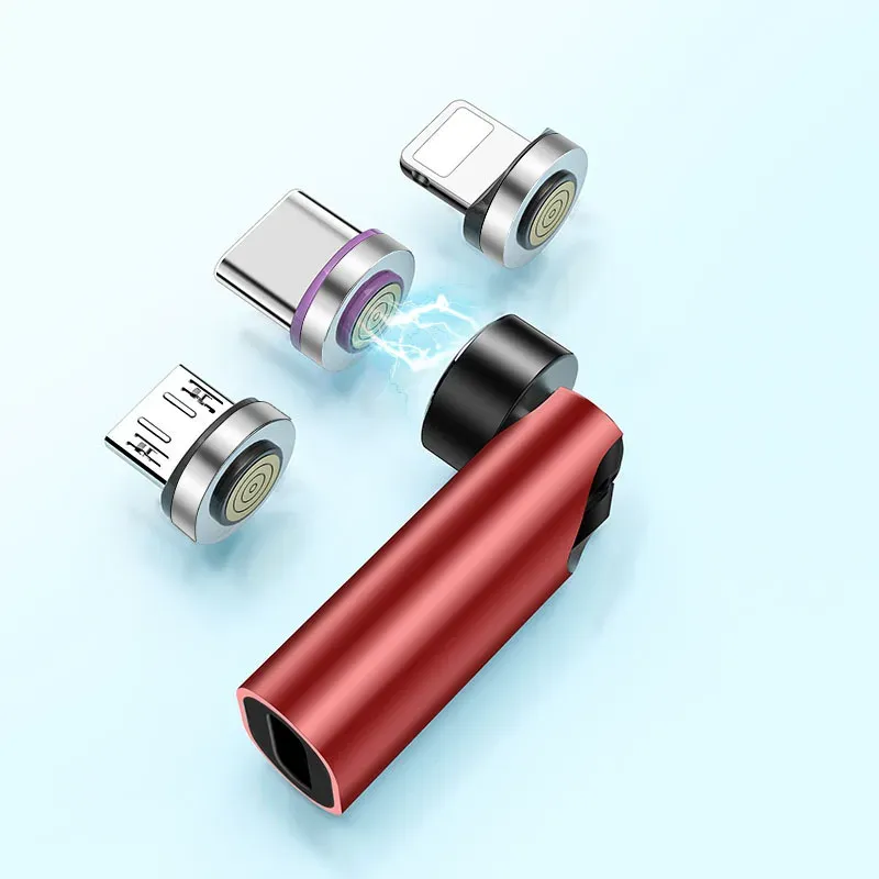 540° Câble magnétique rotatif, charge rapide PD 5 A, adaptateur de câble de transfert de données USB-C pour accessoires de téléphone portable 9