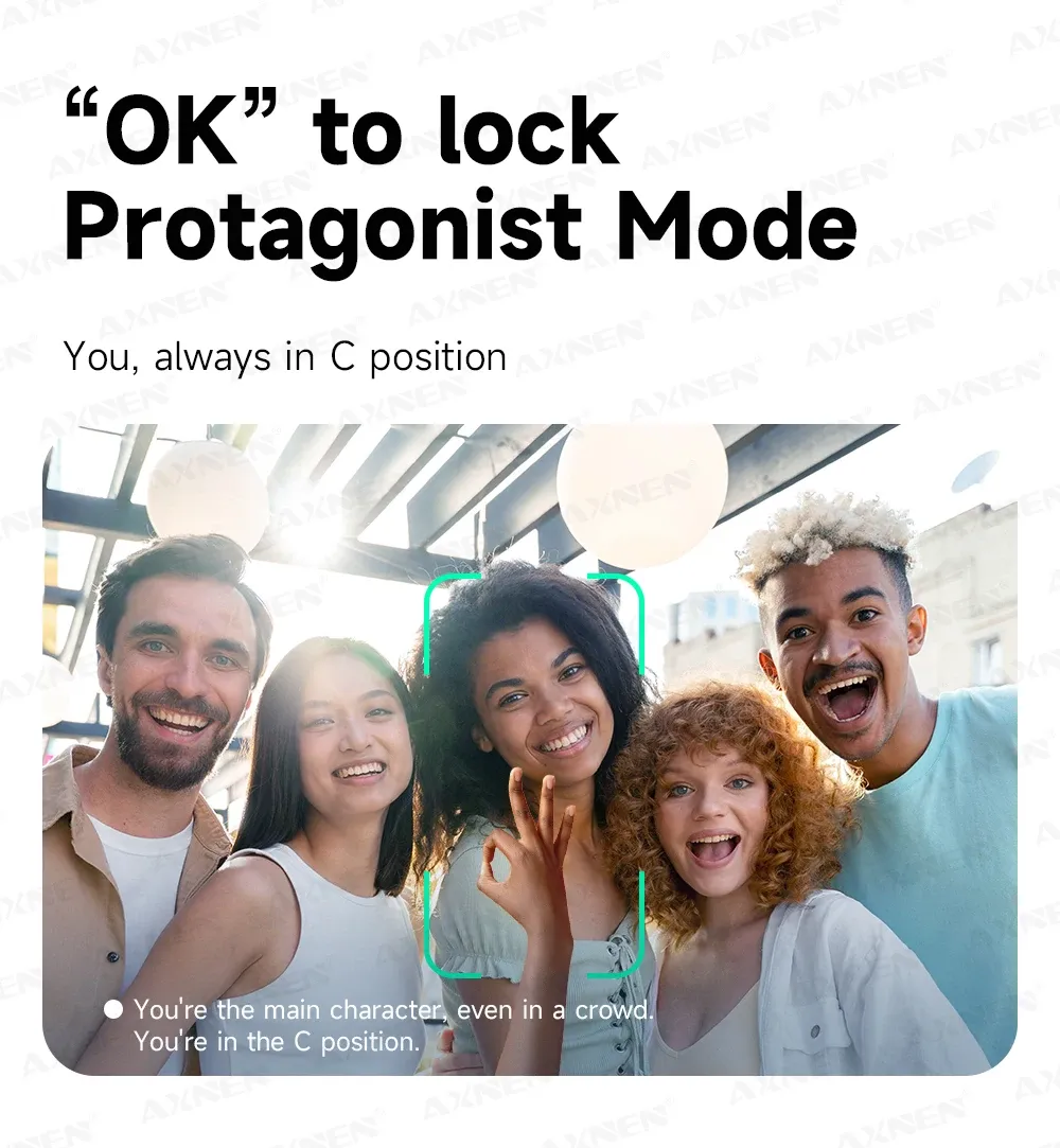 Mode protagoniste verrouillé sur le visage