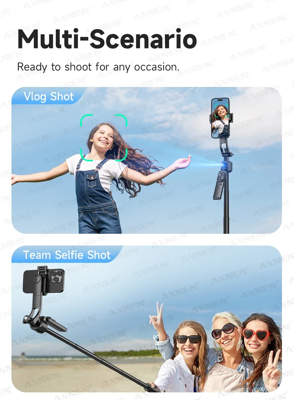 Perche à selfie adaptée à toutes les occasions