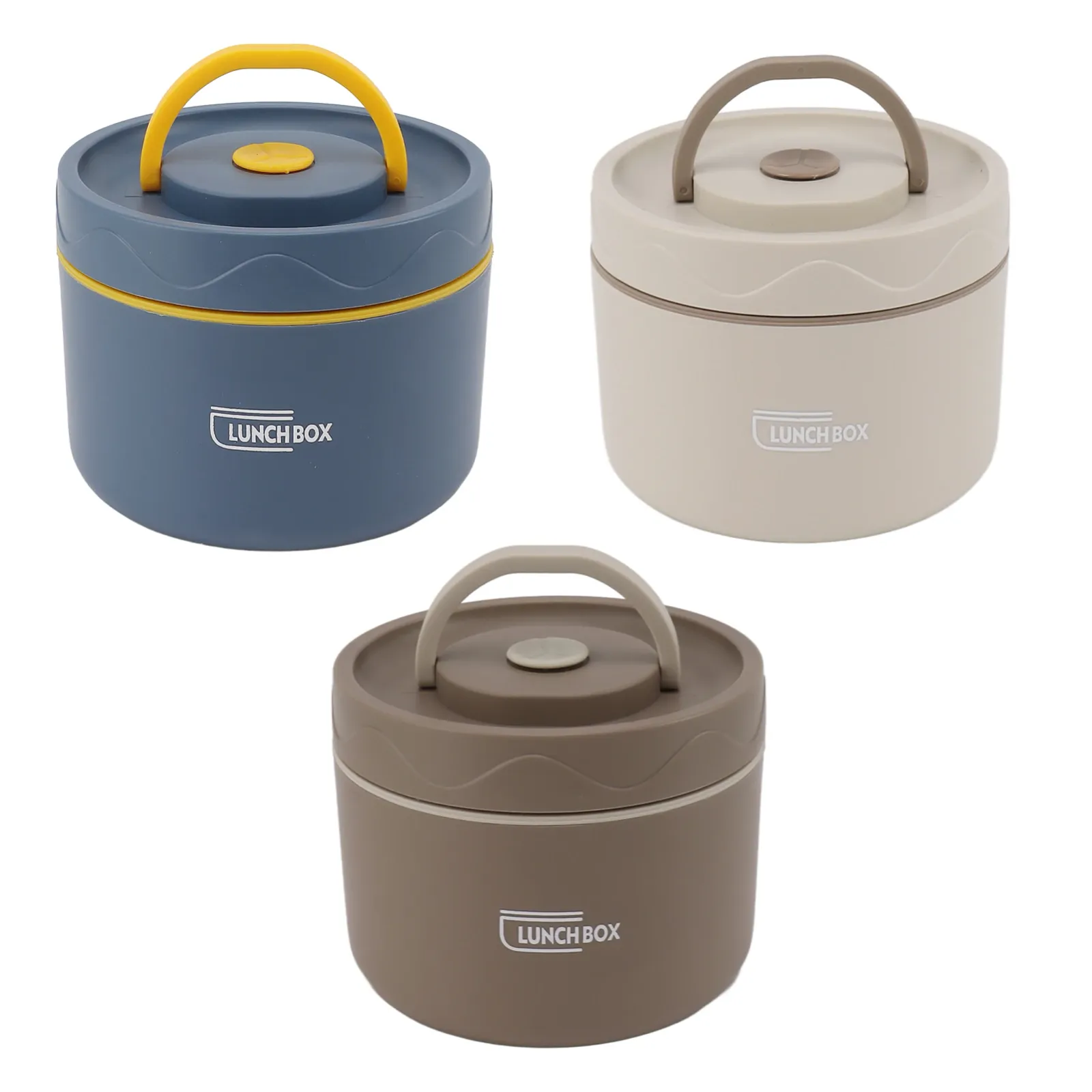 Boîte à déjeuner Bento en acier inoxydable, bague d'étanchéité en silicone