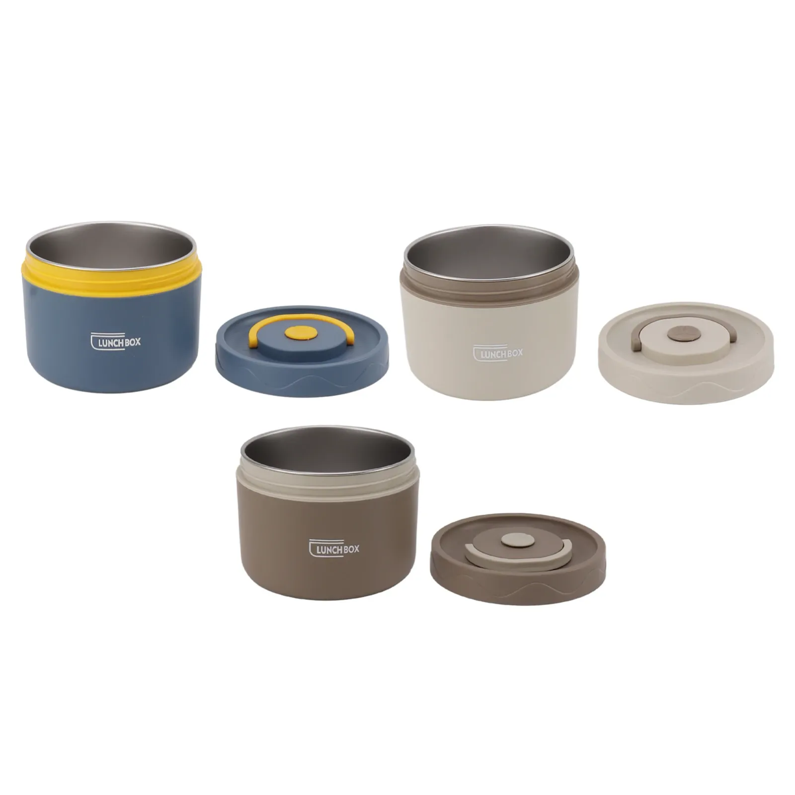 Boîte à déjeuner Bento en acier inoxydable, finition soignée