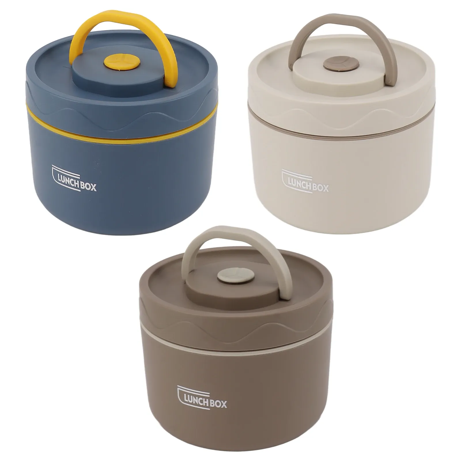 Boîte à déjeuner Bento en acier inoxydable, ouverture et couvercle