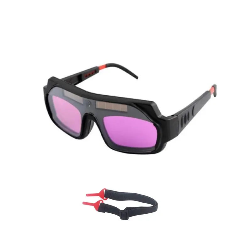 Lunettes de soudage à assombrissement automatique, protection contre la lumière intense 8
