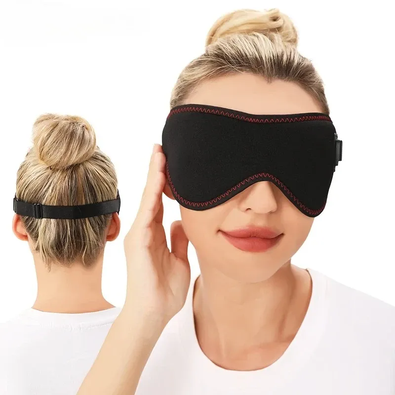 Masque chauffant massant pour les yeux, lifestyle