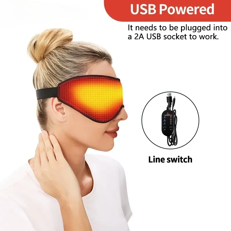 Masque chauffant massant pour les yeux, au quotidien