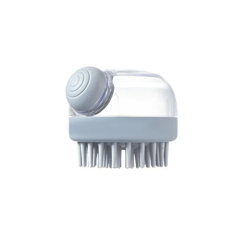 Gant de massage en silicone pour le bain des chiens, brosse de nettoyage pour animaux de compagnie, peigne pour chiens et chats, outil de toilettage avec distributeur de shampoing 9