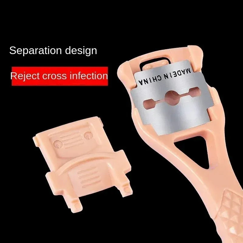 Râpe à pied professionnelle en acier inoxydable avec manche en plastique, pour l'élimination des callosités, cors et peau dure, outil de pédicure et de soin des ongles 2