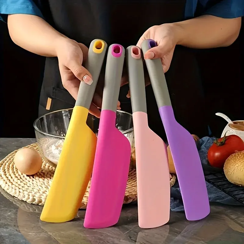 Spatule en silicone extra large – Ustensile de cuisine résistant à la chaleur, antiadhésif et souple, adapté à la cuisine, à la pâtisserie et au mélange 1