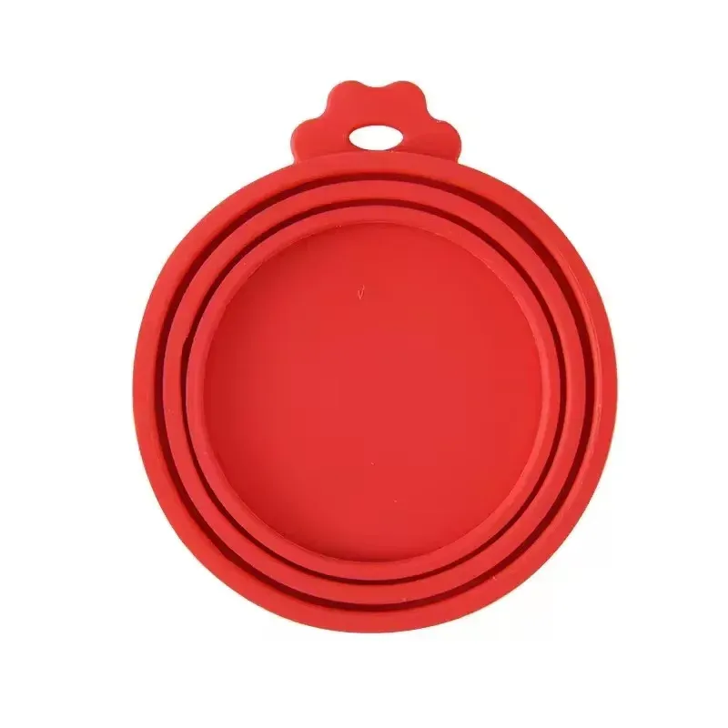 Couvercles en silicone réutilisables 3 en 1 pour boîtes de conserve pour chiens et chats, lot de 2 à 5 pièces, conservation de la fraîcheur et organisation de la cuisine, accessoires pour animaux de compagnie. 13