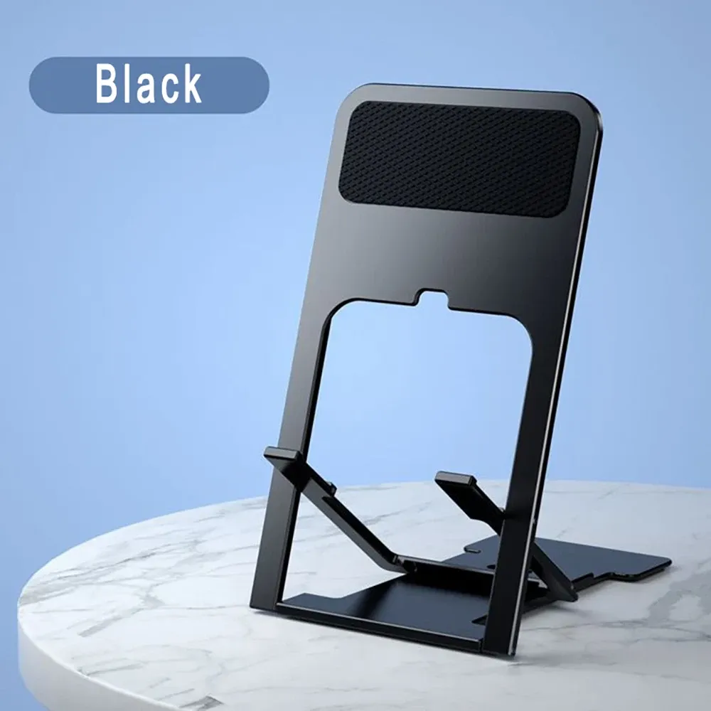 Support universel de bureau pour téléphone portable, compatible iPhone et iPad, réglable et pliable 8