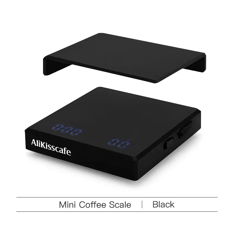 Balance à café numérique de cuisine avec minuterie, balance électronique de précision 0,1 g, accessoire pour expresso et barista 8
