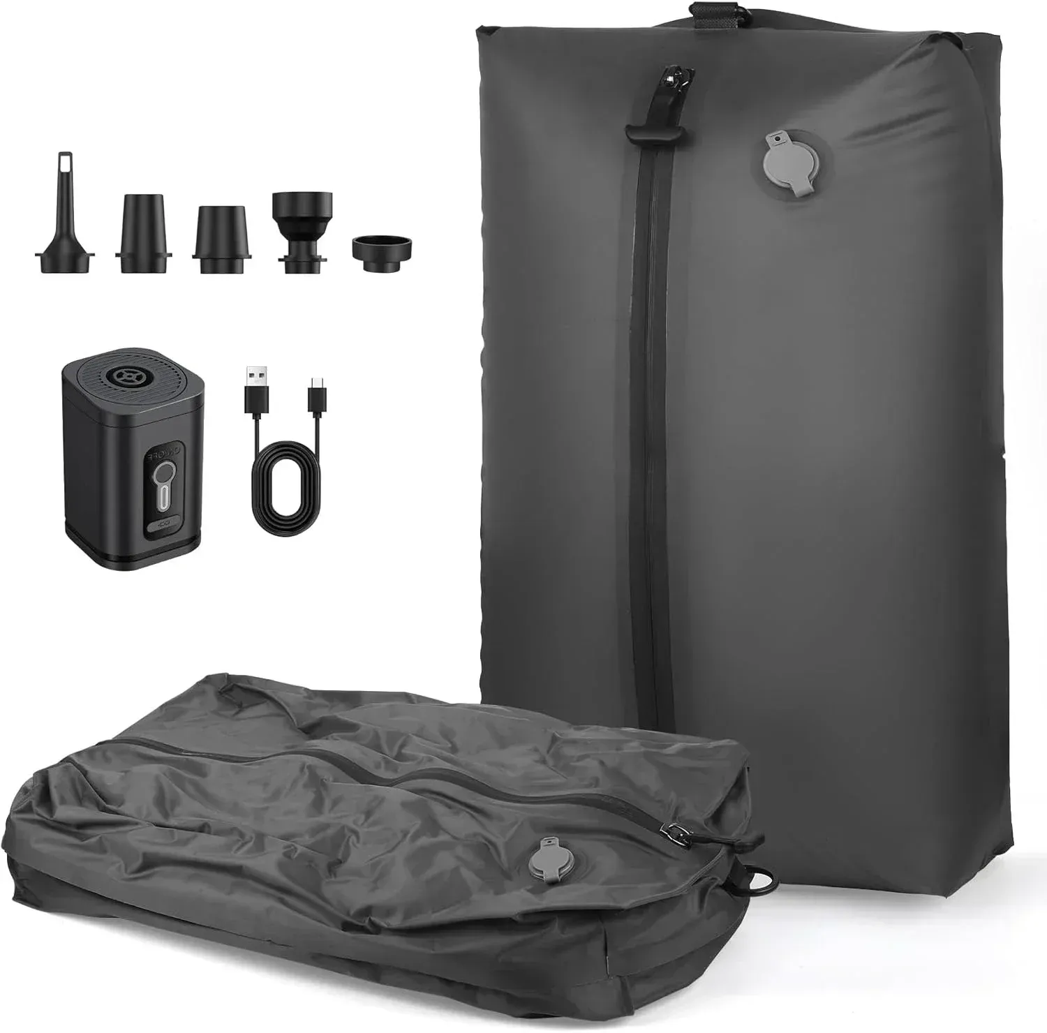 Sac de compression sous vide 17 L avec pompe à air, sac de rangement réutilisable pour vêtements de voyage 8