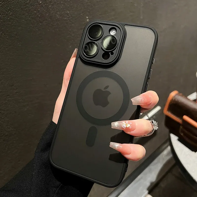 Étui MagSafe mat pour iPhone, protection et design