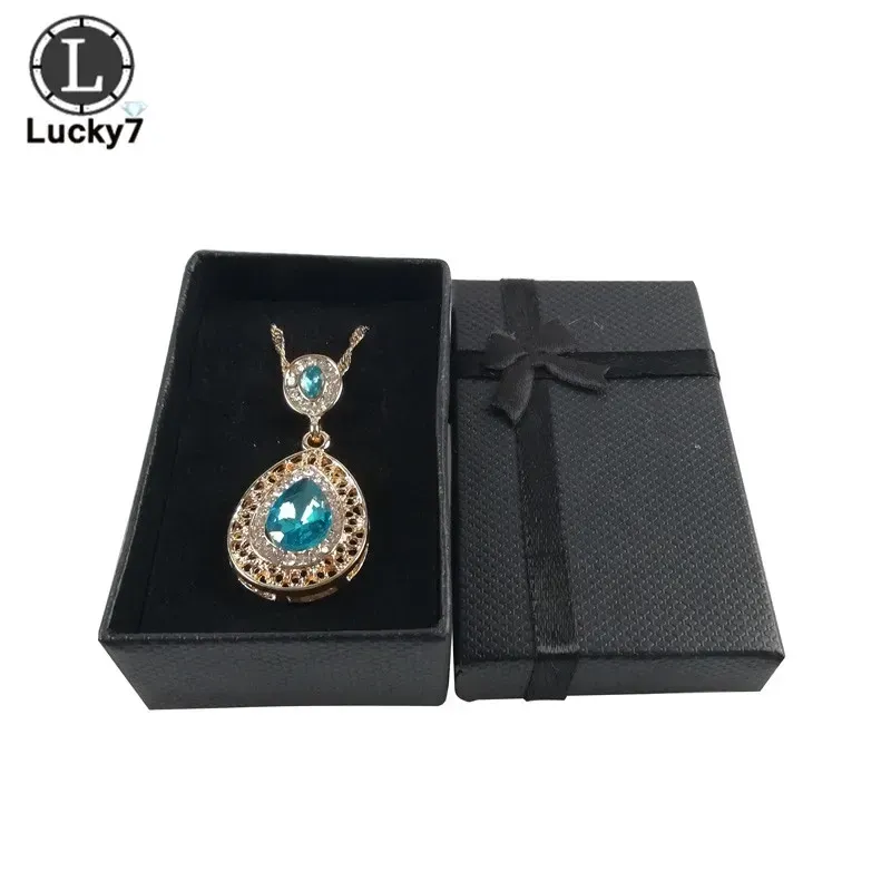 Boîte d'exposition pour ensembles de bijoux (lot de 12) – Collier, boucles d'oreilles et bague – 5 x 8 x 2,5 cm 12
