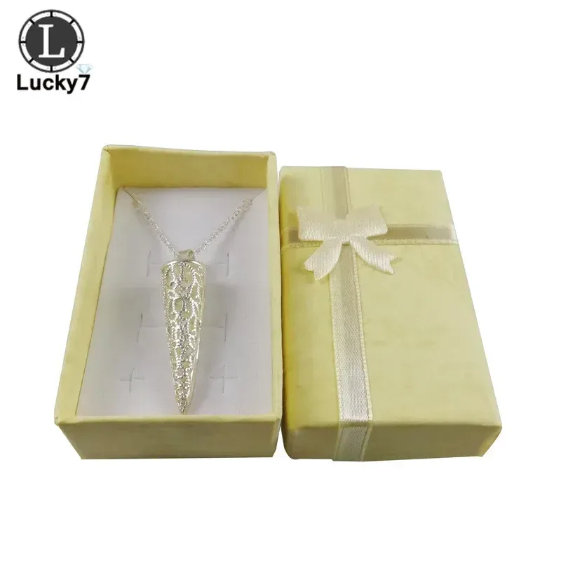 Boîte d'exposition pour ensembles de bijoux (lot de 12) – Collier, boucles d'oreilles et bague – 5 x 8 x 2,5 cm 9