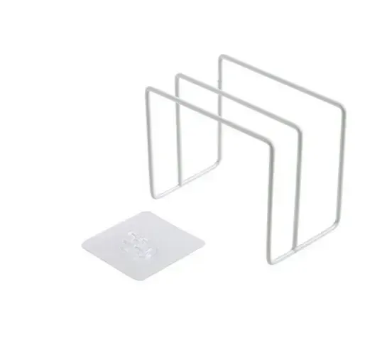 Étagère de cuisine multicouche en fer antirouille avec support pour planche à découper et couvercles 8