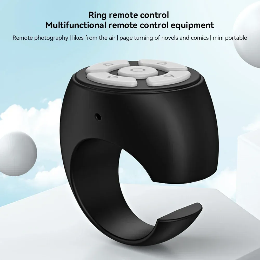 Anneau de défilement sans fil avec déclencheur et tourne-page, télécommande Bluetooth pour smartphone, idéal pour la maison, les voyages et la voiture 4
