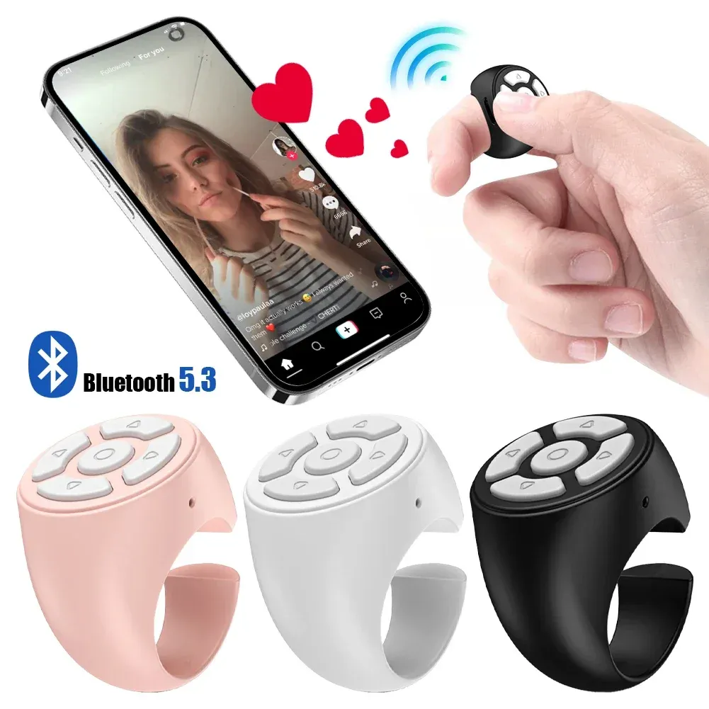 Télécommande annulaire Bluetooth en situation d'utilisation