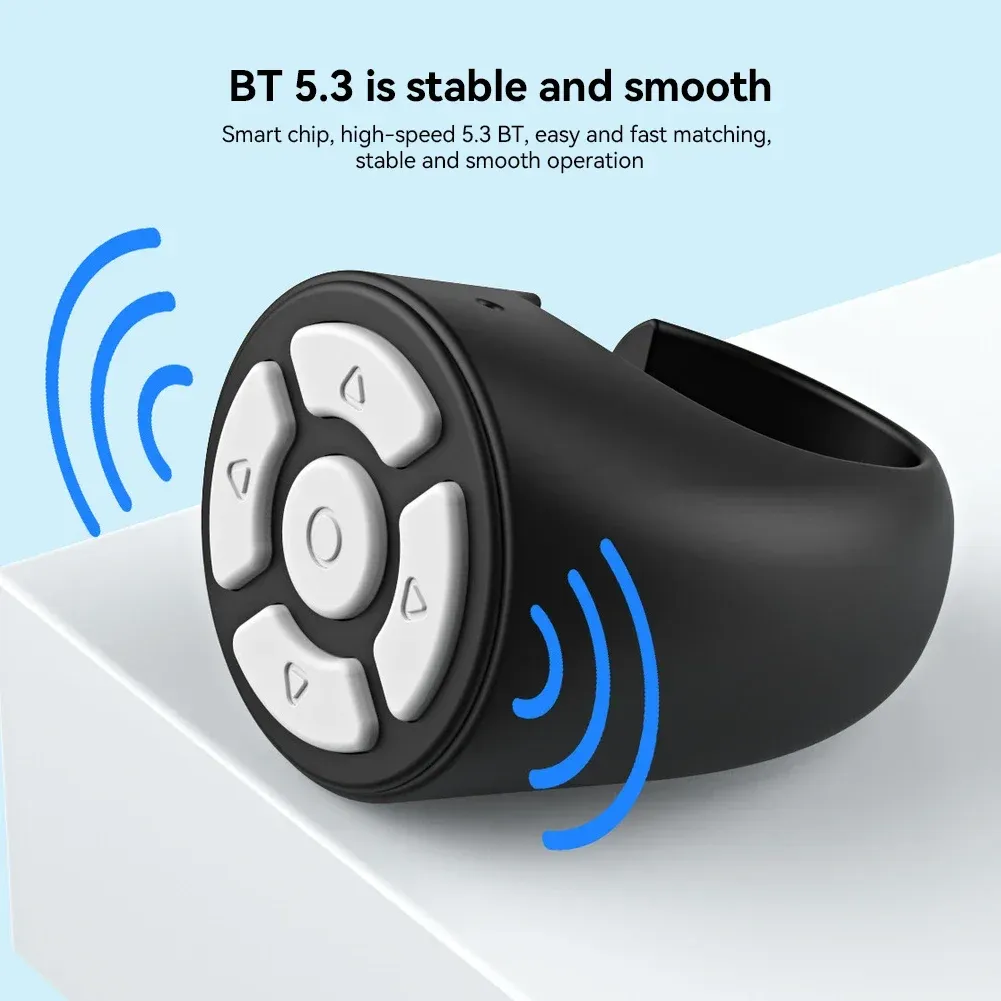 Télécommande annulaire Bluetooth dans un contexte de vie quotidienne