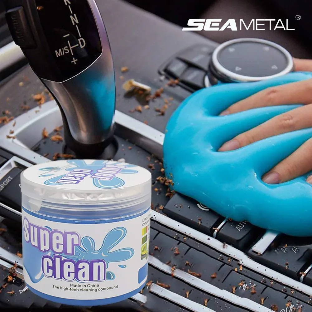 SEAMETAL Gel nettoyant multifonction pour voiture, idéal pour les grilles d'aération, le tableau de bord et le clavier d'ordinateur portable 6