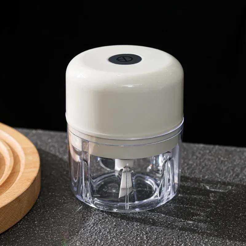 Hachoir électrique portable USB pour la cuisine, mini hachoir à ail, broyeur de viande et de légumes, idéal pour les gadgets de cuisine 9
